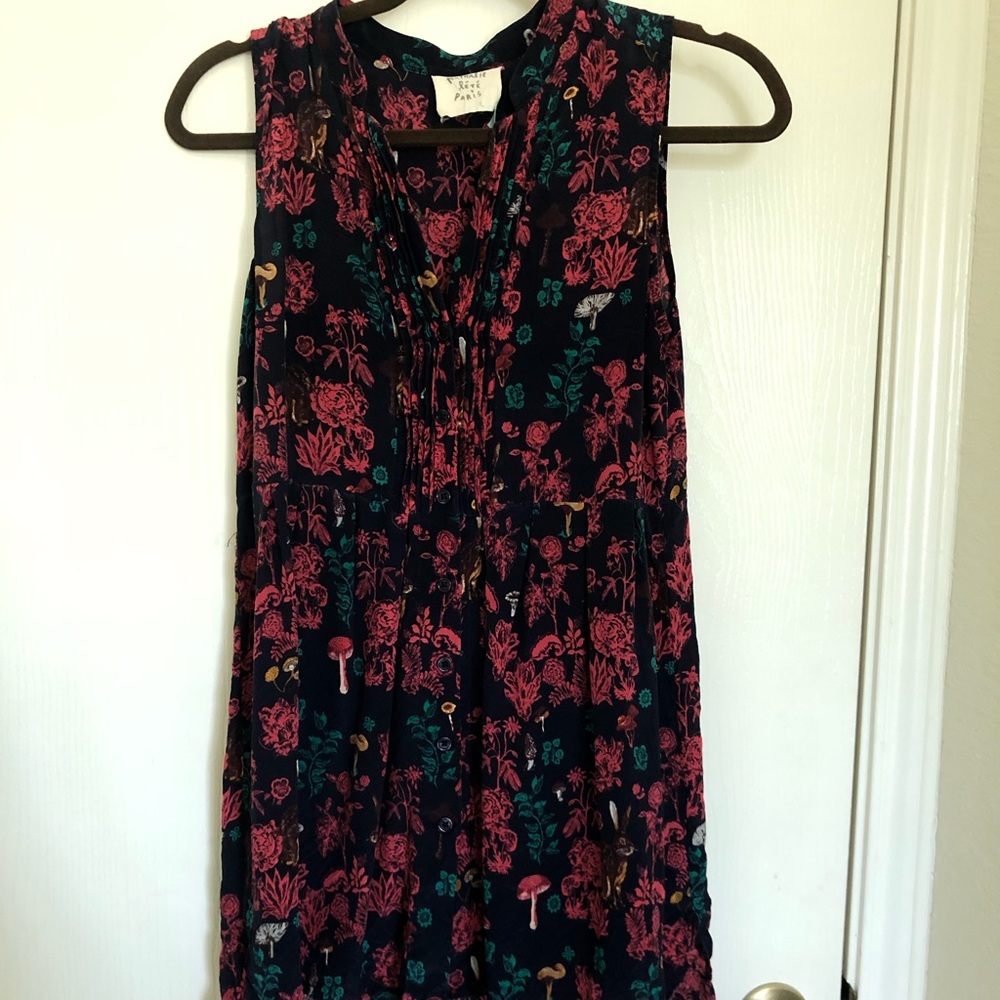 Anthro fave! Playful pattern top.